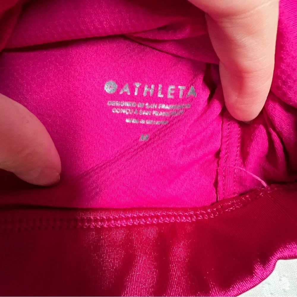 Athleta Fuchsia Pink Strappy‎ Sports Bra